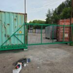 Ворота откатные металлические