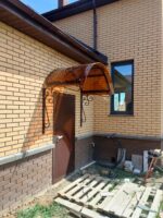 Козырек металлический над дверью — изображение 2