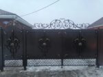 Ворота металлические с элементами ковки — изображение 8