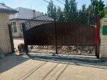 Ворота металлические с элементами ковки — изображение 2